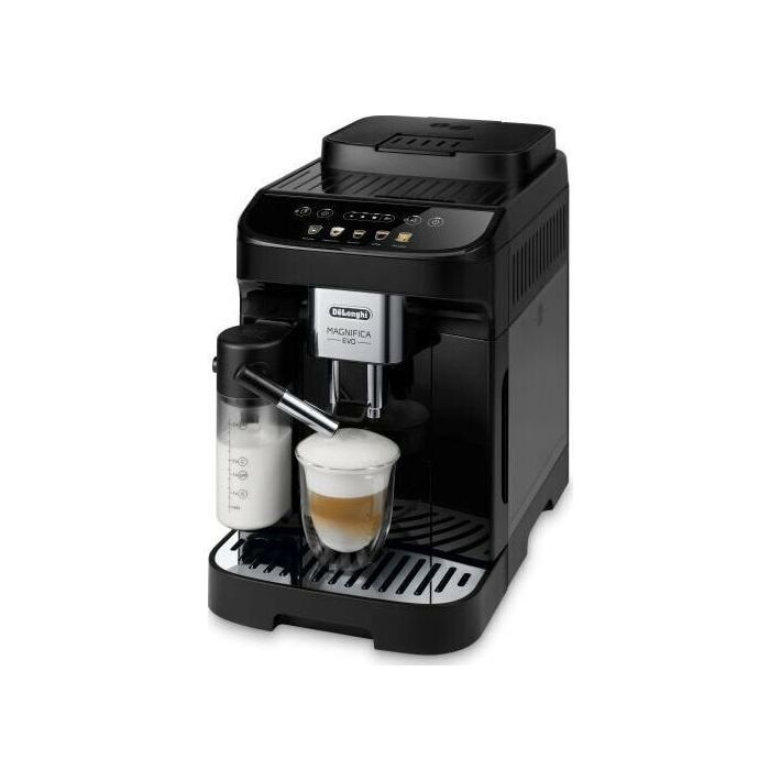 De'Longhi Magnifica Evo Αυτόματη Μηχανή Espresso 1450W Πίεσης 15bar για Cappuccino με Μύλο Άλεσης Μαύρη ECAM290.61.B