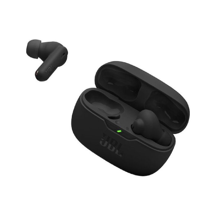 JBL Wave Beam 2 In-ear Bluetooth Handsfree Ακουστικά με Αντοχή στον Ιδρώτα και Θήκη Φόρτισης Μαύρα