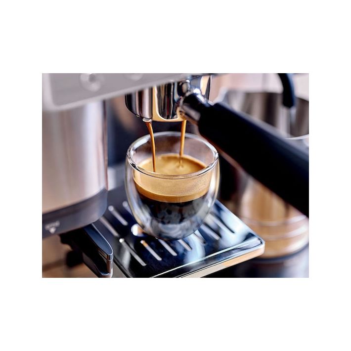 Ninja Luxe Cafe Premier Αυτόματη Μηχανή Espresso 1650W Πίεσης 15bar για Cappuccino με Μύλο Άλεσης Ασημί ES601EU
