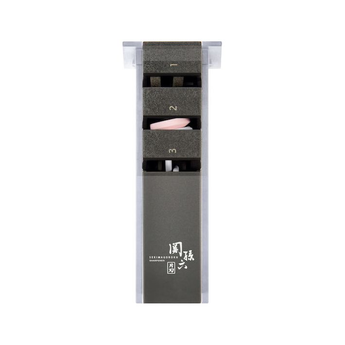 Kai Seki Magoroku Ακονιστήρι Χειρός με 3 Επίπεδα 12x4.8x5cm (AP-0162)