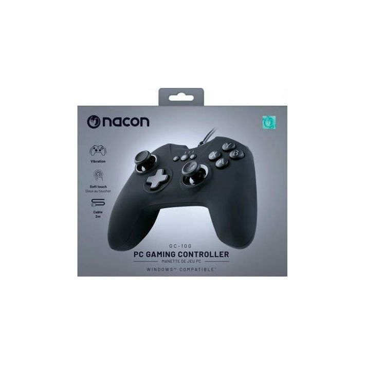 Nacon GC-100 Ενσύρματο Gamepad για PC Μαύρο