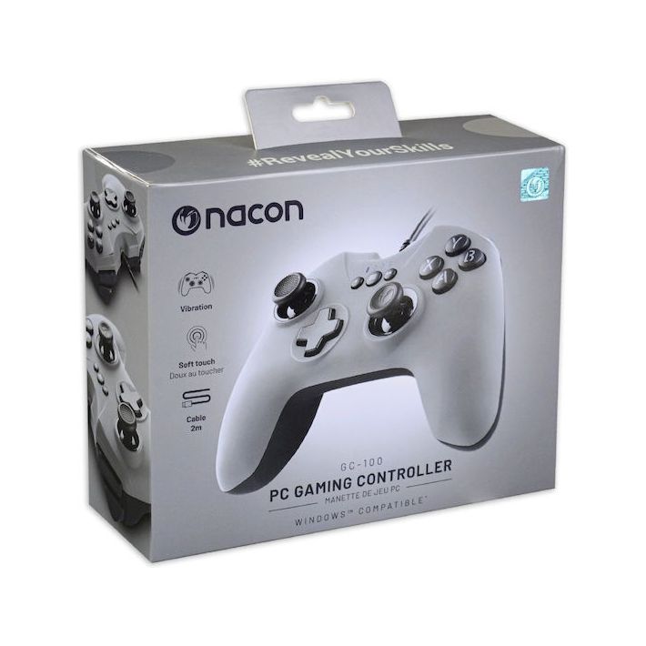 Nacon GC-100 Ενσύρματο Gamepad για PC Γκρι
