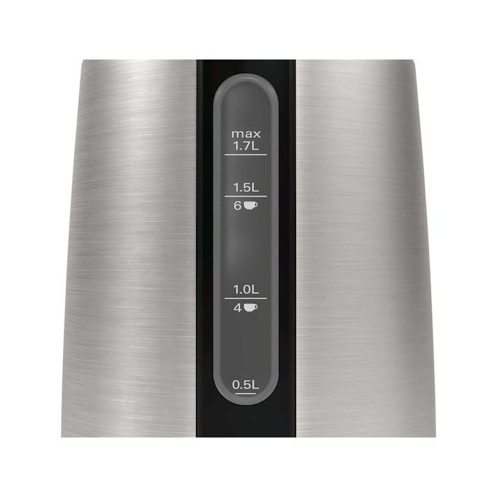 Bosch Designline Βραστήρας 1.7lt 2400W Ασημί
