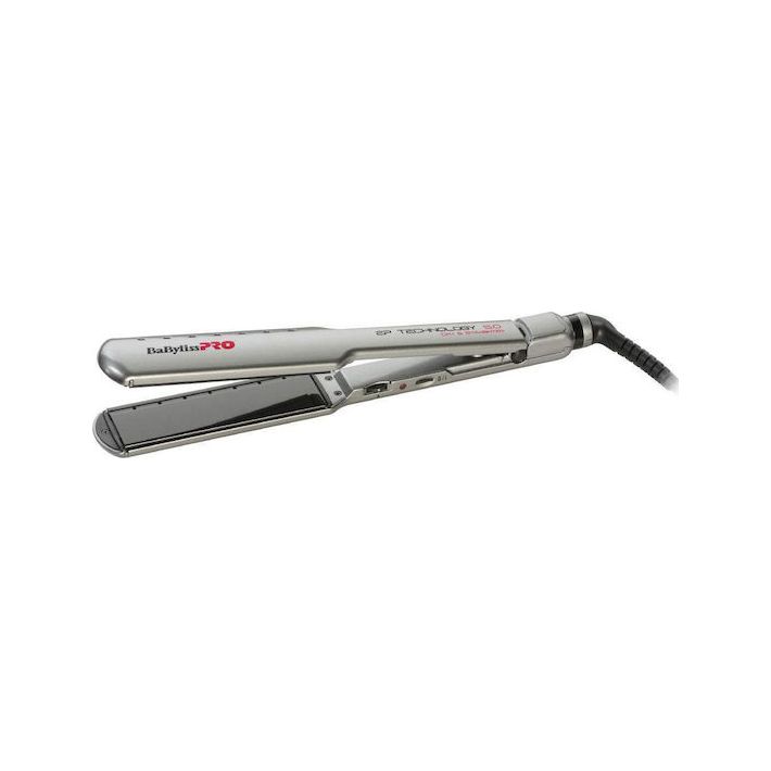 Babyliss Pro Dry & Straighten BAB2073EPE Πρέσα Μαλλιών Ασημί