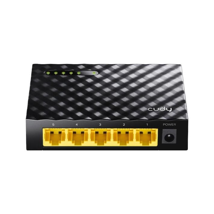 Cudy GS105D v4 Unmanaged Switch με 5 Θύρες Gigabit (1Gbps) Ethernet
