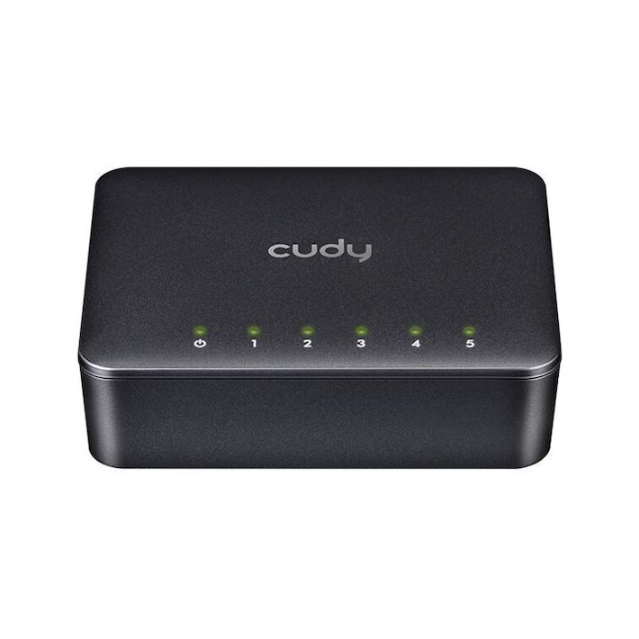 Cudy GS105D v4 Unmanaged Switch με 5 Θύρες Gigabit (1Gbps) Ethernet