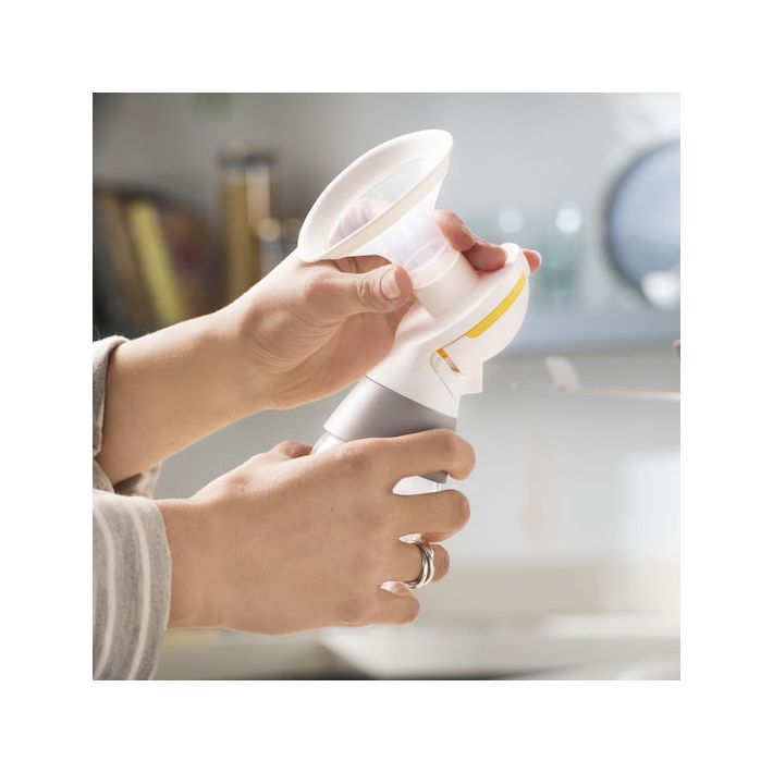 Medela Solo Ηλεκτρικό Μονό Θήλαστρο Μπαταρίας και Ρεύματος Κίτρινο 150ml