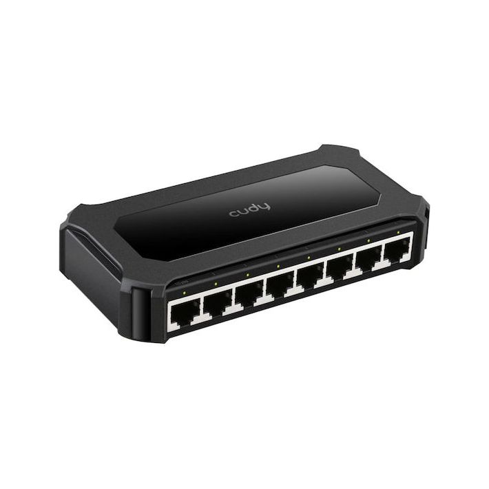 Cudy GS108D v1 Unmanaged L2 Switch με 8 Θύρες Gigabit (1Gbps) Ethernet