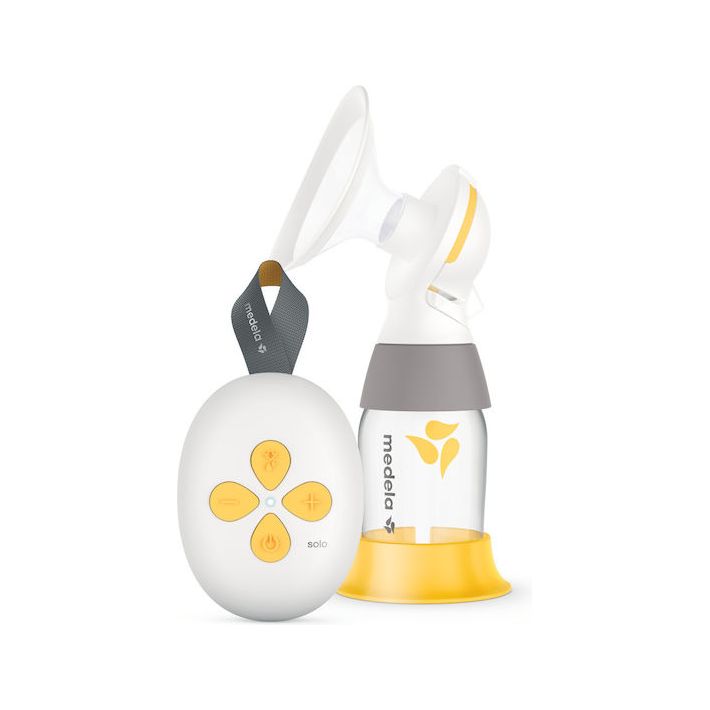 Medela Solo Ηλεκτρικό Μονό Θήλαστρο Μπαταρίας και Ρεύματος Κίτρινο 150ml