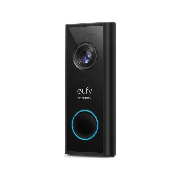 Eufy Ασύρματο Κουδούνι Πόρτας Wi-Fi Συμβατό με Alexa και Google Home Μαύρο