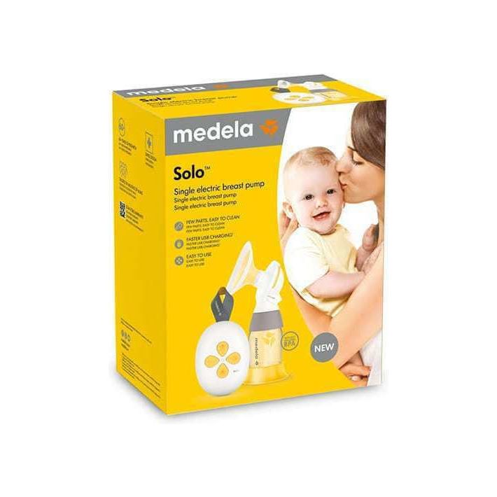 Medela Solo Ηλεκτρικό Μονό Θήλαστρο Μπαταρίας και Ρεύματος Κίτρινο 150ml
