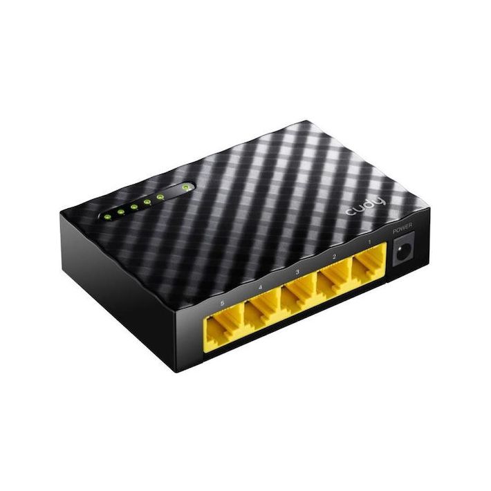 Cudy GS105D v4 Unmanaged Switch με 5 Θύρες Gigabit (1Gbps) Ethernet