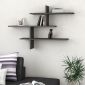 Ράφι Τοίχου Hermes Ανθρακί 123x22x80εκ. GP037-0025,1