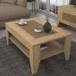 Τραπεζάκι σαλονιού Madura Megapap χρώμα sapphire oak 90x60x40εκ.