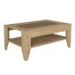 Τραπεζάκι σαλονιού Madura Megapap χρώμα sapphire oak 90x60x40εκ.