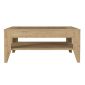 Τραπεζάκι σαλονιού Madura Megapap χρώμα sapphire oak 90x60x40εκ.