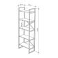 Βιβλιοθήκη Dusan Megapap χρώμα sepet oak 58x30x175εκ.