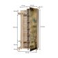 Έπιπλο εισόδου Soho Megapap χρώμα sonoma 90x36x194εκ.