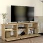 Έπιπλο τηλεόρασης Mahen Megapap χρώμα sapphire oak 140x35x49,8εκ.