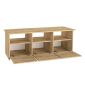 Έπιπλο τηλεόρασης Mahen Megapap χρώμα sapphire oak 140x35x49,8εκ.