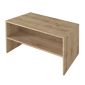 Τραπεζάκι σαλονιού Eleva Megapap χρώμα sapphire oak 90x44,6x46,4εκ.