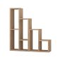 Ραφιέρα - Ανθοστήλη Sule Megapap χρώμα sapphire oak 84x20x89εκ.