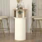 Τραπέζι μπαρ Bohema Megapap χρώμα sepet oak - ivory 150x51,6x101,8εκ.