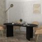 Τραπέζι Cortado Megapap χρώμα sencron black 200x90x74εκ.
