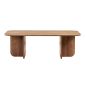 Τραπεζάκι σαλονιού Becaj Megapap χρώμα atlantic pine 120x60x41,4εκ.