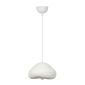 Φωτιστικό οροφής Lora Megapap E27 fiberglass μονόφωτο χρώμα λευκό 32x28x120εκ.