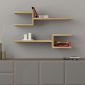 Ράφια Τοίχου Fork Sapphire Oak (2τμχ) 75x19.5x18εκ. GP037-0076,4