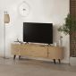 Έπιπλο Τηλεόρασης Ξύλινο Gentle Sapphire Oak Μ180xΠ40xΥ52cm