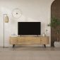 Έπιπλο Τηλεόρασης Ξύλινο Gentle Sapphire Oak Μ180xΠ40xΥ52cm