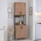 Sedef Επιδαπέδιο Ντουλάπι Pine Oak 61x40x202.1εκ. GP041-0115,1