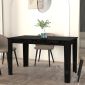 Τραπέζι Darlen Megapap χρώμα sencron black 125x72x74εκ.