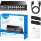 Cudy GS1016 v1 Unmanaged L2 Switch με 16 Θύρες Gigabit (1Gbps) Ethernet