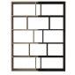 Βιβλιοθήκη Artelibre Idra Ανοιχτό Καφέ/σκούρο Καφέ 124x26x159cm