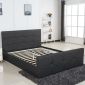 Κρεβάτι Artelibre Anemone Μαύρο pu με Αποθηκευτικό Χώρο 217.5x170.5x100cm(στρώμα 160x200cm)