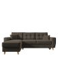 Καναπές Γωνιακός Artelibre Αναστρέψιμη Γωνία Jessie 235x160x85cm Καφέ