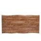Τραπέζι Τραπεζαρίας Artelibre Aosa Honey Maple/μαύρο Mdf/μέταλλο 180x90x76cm