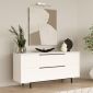 Μπουφές Artelibre Cartmel Λευκό Μοριοσανίδα/μέταλλο 44.5x160x74.3cm
