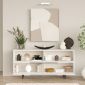 Μπουφές Artelibre Cartmel Λευκό Μοριοσανίδα/μέταλλο 44.5x160x74.3cm
