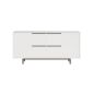 Μπουφές Artelibre Cartmel Λευκό Μοριοσανίδα/μέταλλο 44.5x160x74.3cm