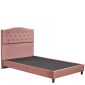 Κρεβάτι Ημίδιπλο Artelibre Juniper Σάπιο Μήλο Ύφασμα 209x132x125cm (Στρώμα 120x200cm)