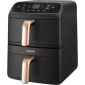Cosori Air Fryer με Διπλό Αποσπώμενο Κάδο 8.6lt Μαύρο 1391504