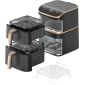 Cosori Turbo Tower Pro Air Fryer με Wi-Fi & Διπλό Αποσπώμενο Κάδο 10.8lt Μαύρο