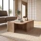 Τραπεζάκι σαλονιού Bora Megapap χρώμα sepet oak 82x52x28,5εκ.