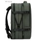 Bange 1908 Αδιάβροχη Τσάντα Πλάτης για Laptop 17.3" με Θύρα USB σε Χακί χρώμα