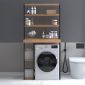 Έπιπλο πλυντηρίου Berkus Megapap χρώμα pine oak 90x60x178εκ.