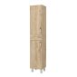 Ντουλάπι κουζίνας - μπάνιου Selina Megapap χρώμα sapphire oak 35x31x179εκ.